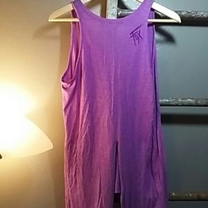 Purple fox tank top