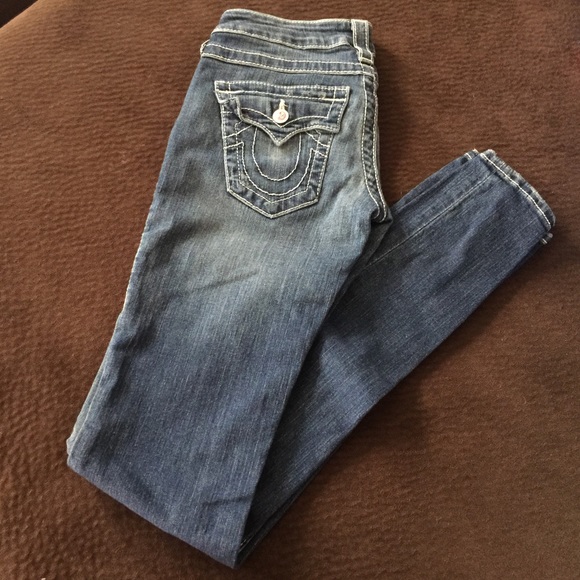 ♦️SOLD♦️True Religion Swaroski Crystal Skinny Jean