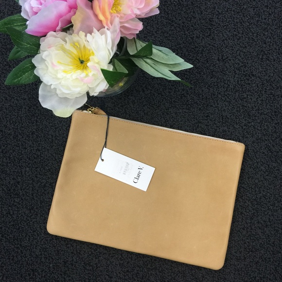 Clare V Handbags - Clare Vivier for Jenni Kayne nude clutch