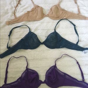 Set of 3 Calvin Klein Bras