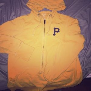 Gold Pittsburgh hoodie