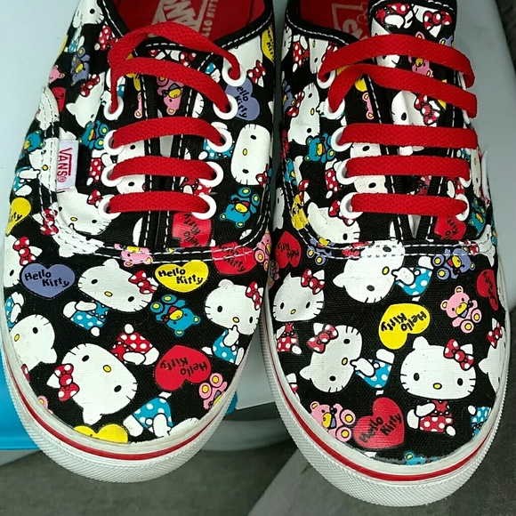 Adorable and fun Hello Kitty Vans