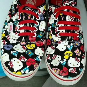 Adorable and fun Hello Kitty Vans