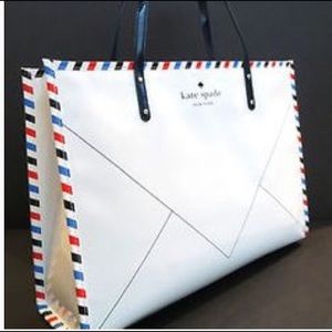 Kate Spade Par Avion Joseph Mail Envelope Tote Bag