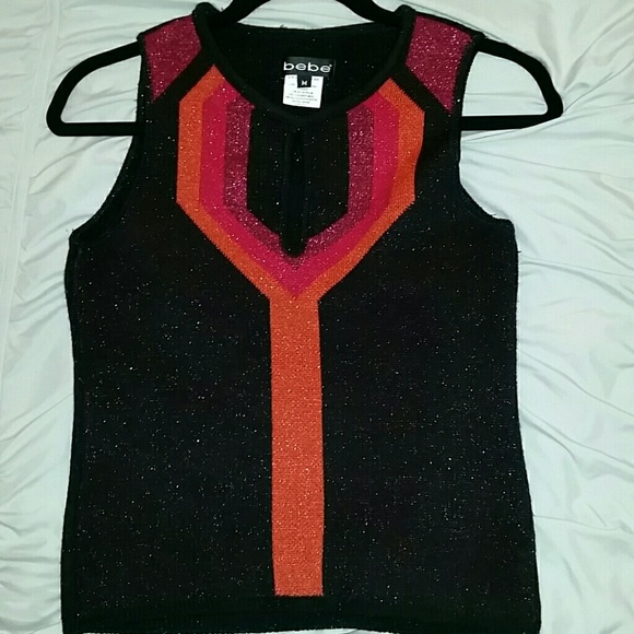 bebe keyhole sweater top Medium - Picture 1 of 3