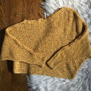 Free people cropped sweater