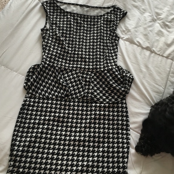 Black and white dress