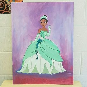 Tiana inspired wall art.