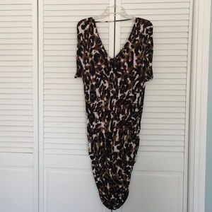 Leopard print dress.