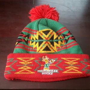 Throwback- Mitchell & Ness Milwaukee Bucks Beanie