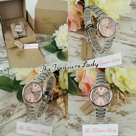 SOLD - Burberry The Classic pink watch BU10111 - Picture 3 of 4