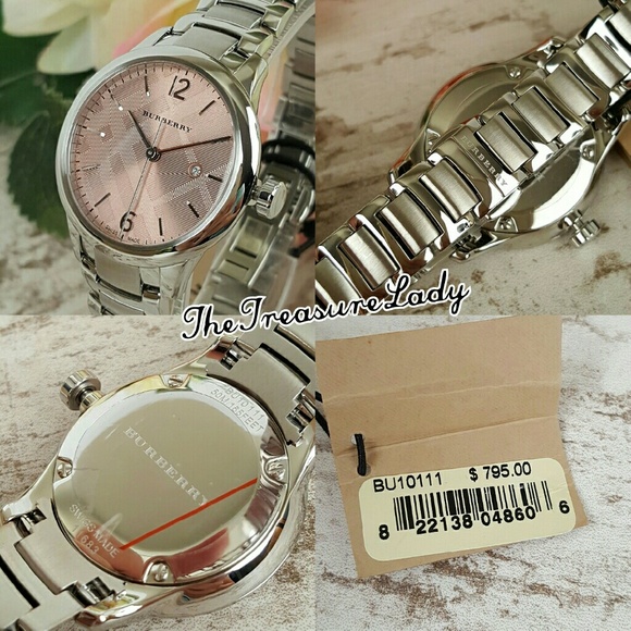 SOLD - Burberry The Classic pink watch BU10111 - Picture 4 of 4