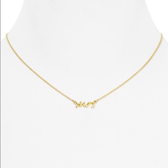 Kate Spade Say Yes 'Mrs' Necklace