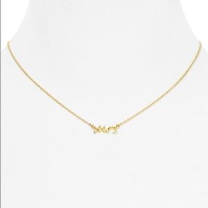 Kate Spade Say Yes 'Mrs' Necklace