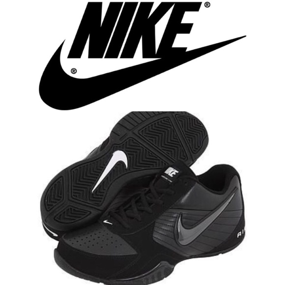 Nike - Black-Air Baseline Low Basketball Sneakers