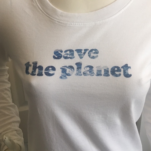 Eco-centric Crew Neck 100% Organic Long Sleeve Tee - Picture 2 of 4
