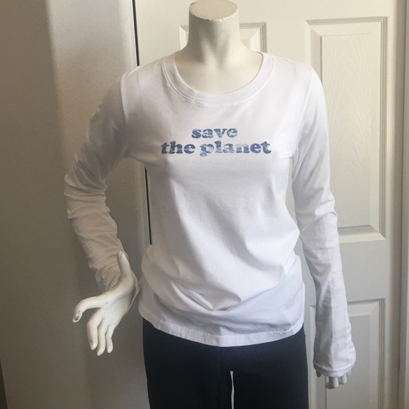 Eco-centric Crew Neck 100% Organic Long Sleeve Tee - Picture 4 of 4