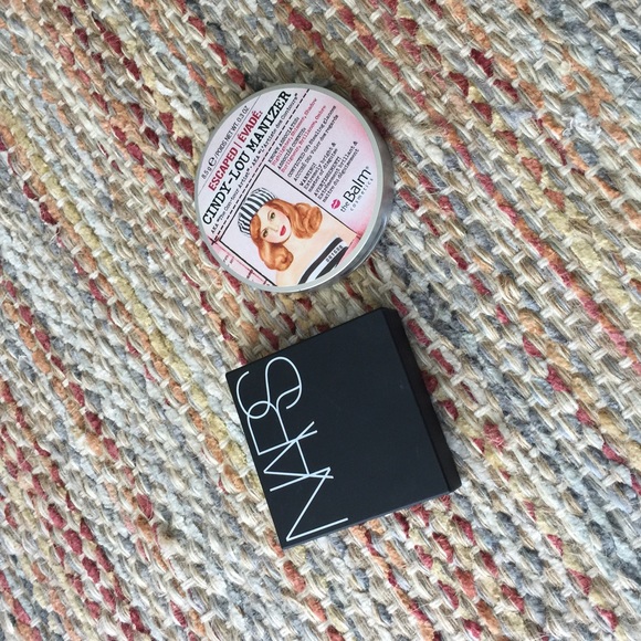 Nars blush and Cindyloumanizer highlighter