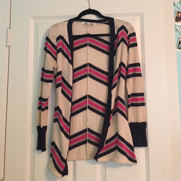 Francesca's Striped Cardigan