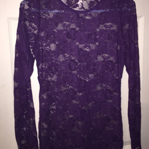 See through long sleeve