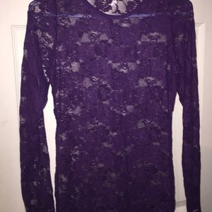 See through long sleeve