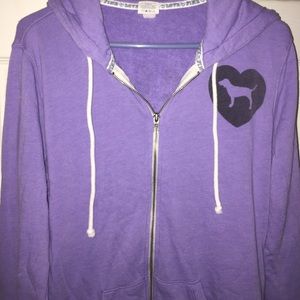Purple pink hoodie