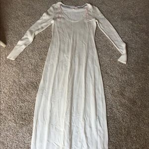 Victoria Secret cream sweater maxi dress
