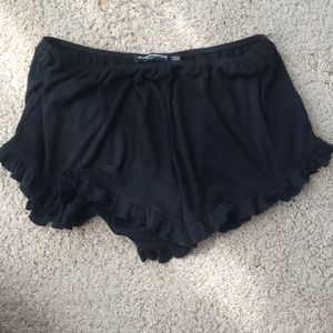 Brandy Melville black flowy shorts