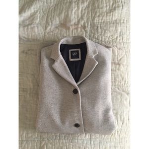 GAP Gray Wool Blend Coat