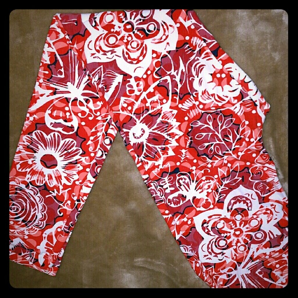 Lularoe floral leggings