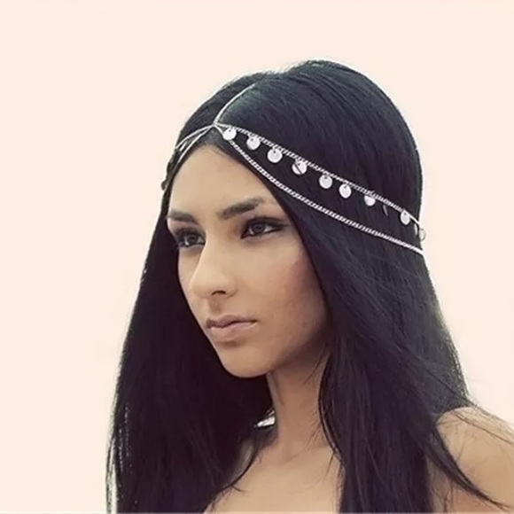 Beautiful Silver Headpiece - Picture 1 of 2