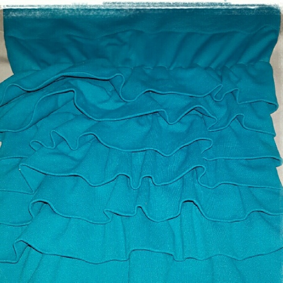Adorable Nikibiki Skirt/Tube Top Electric Blue