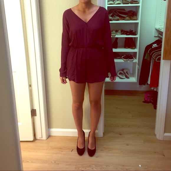Maroon ASTR romper