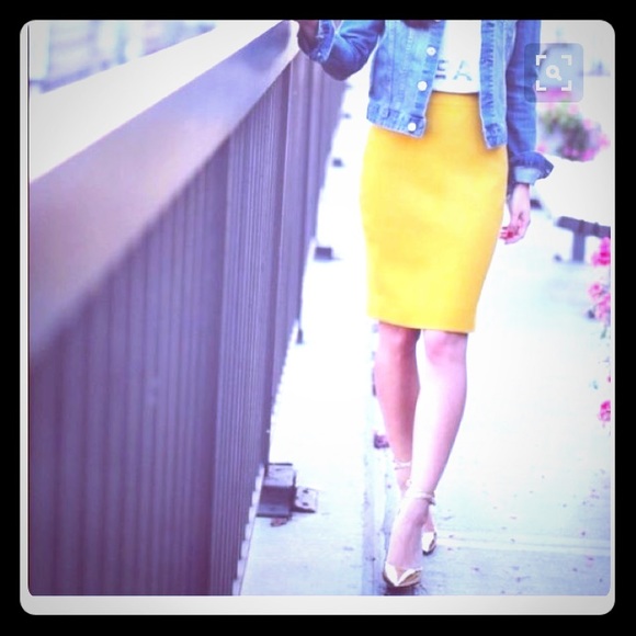 J crew wool skirt