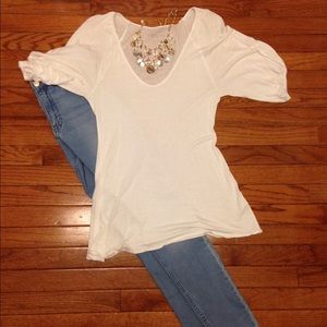 Calvin Klein white long tee