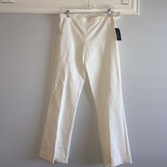 white pants. Ralph Lauren size 6 relaxed leg.