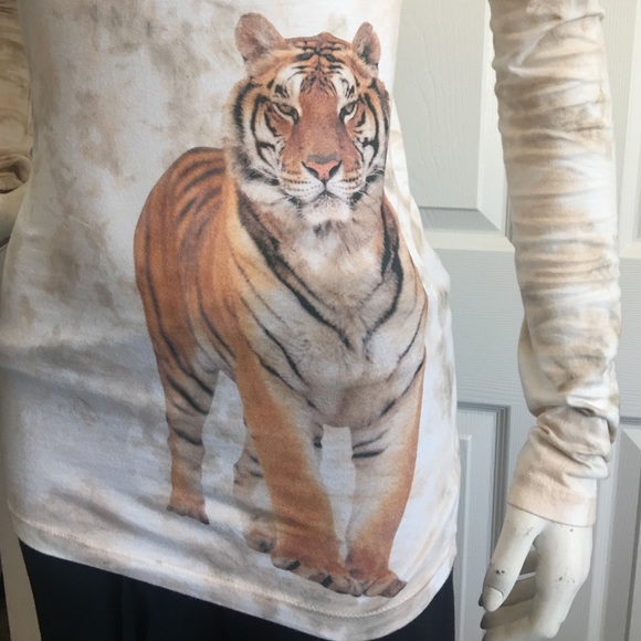 Eco-centric, Tiger Print 100% Organic Cotton - Picture 2 of 4