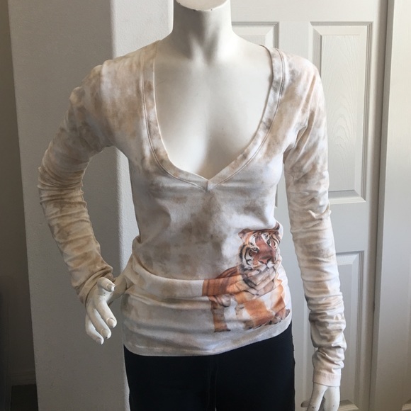 Eco-centric, Tiger Print 100% Organic Cotton - Picture 4 of 4