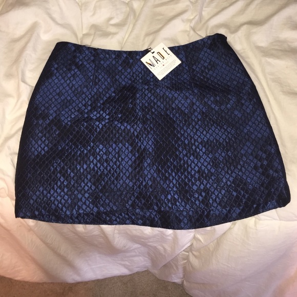 Navy blue skirt