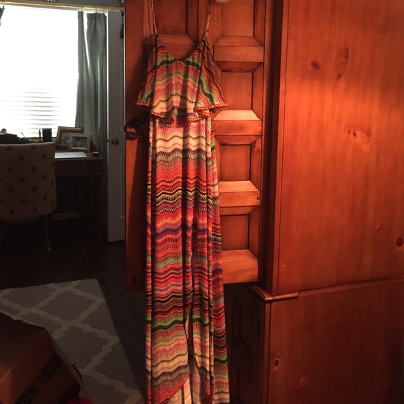 Long maxi with front slit dress - Picture 1 of 1