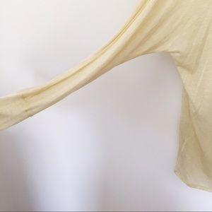 Light Yellow Bordeaux Top