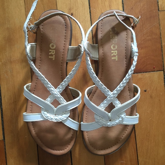 Report White Sandals