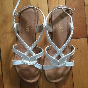 Report White Sandals