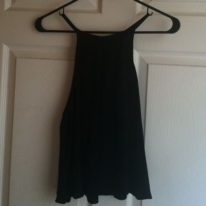 Black LUSH open back tank top