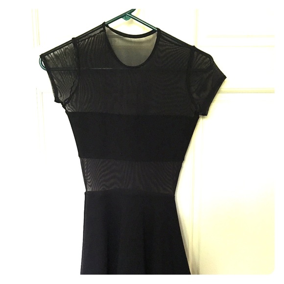 American Apparel mesh insert dress