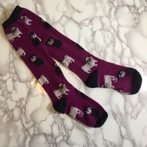 ‼️FINAL PRICE‼️Knee high Pug Socks!!