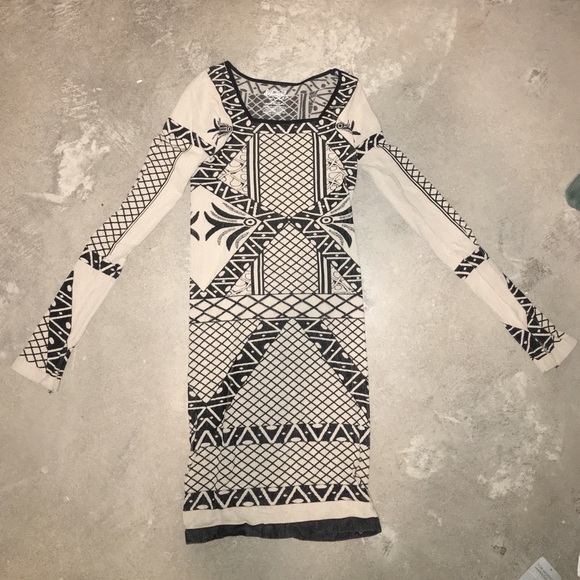 Free people stretch body con dress