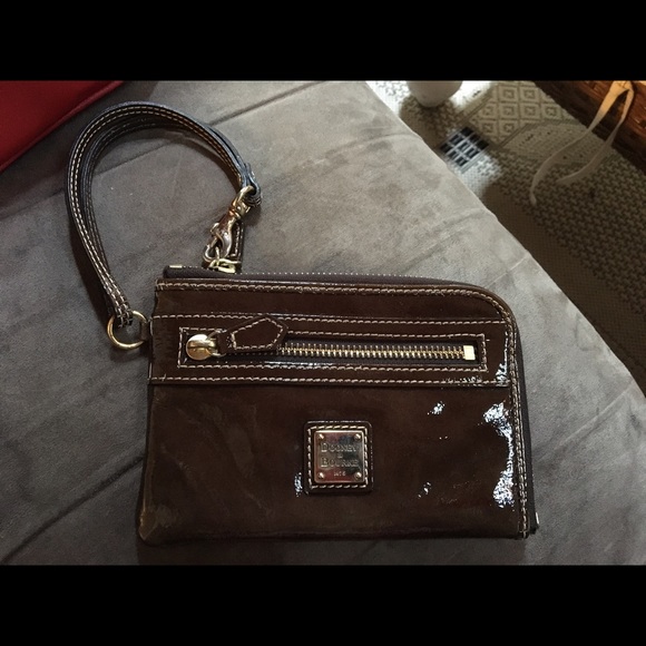 Dooney and Bourke brown wristlet