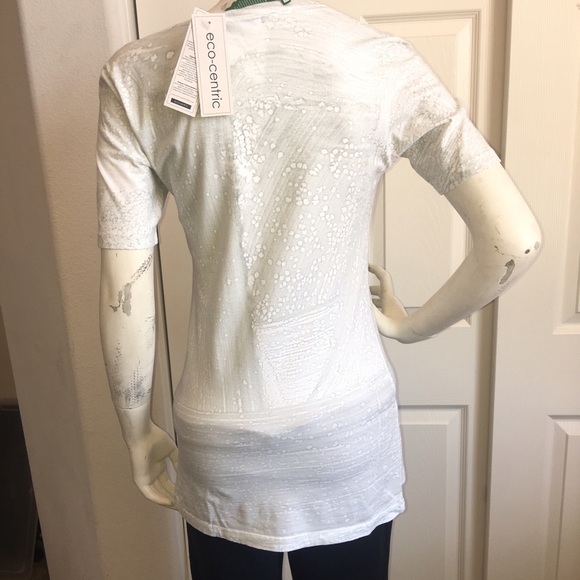 New Eco-centric Organic LS Deep V Neck Tee - Picture 4 of 4