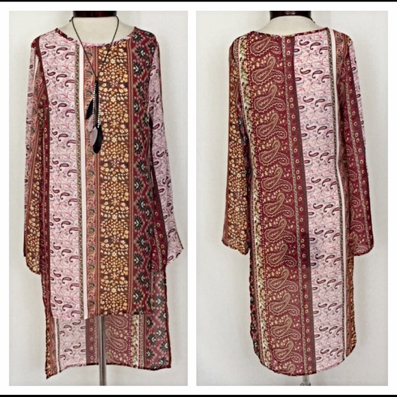 Chic Asymmetrical Boho Tunic S - Picture 3 of 4